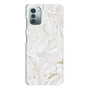 Мраморний чехол на Nokia G21 (VPrint) (Білий мрамор)