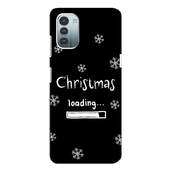 Чохол з принтом «Christmas loading» для Nokia G21 Чохол з принтом «Christmas loading» для Nokia G21