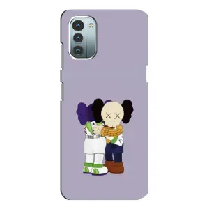 Чехлы для Nokia G21 - Bearbrick Louis Vuitton (PREMIUMPrint) (Дружба Беарбрик)