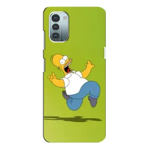 Чехол с Симпсонами для Nokia G21 (VPrint) (Гомер Симпсон)