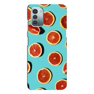 Чехлы с Фруктами для Nokia G21 (VPrint) (Грейпфрут)