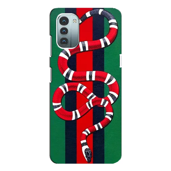 Чохол з принтом «Gucci змія» для Nokia G21