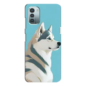 Чохол з Хаскі Nokia G21 - (AlphaPrint) (Хаскі арт)