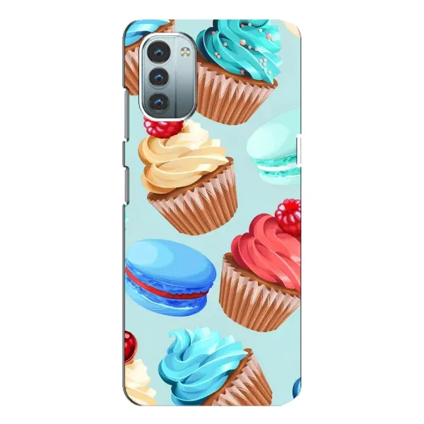 Чохол з принтом «Кексики» для Nokia G21 Чохол з принтом «Кексики» для Nokia G21