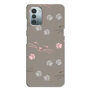 Чохол з малюнком кіт на Nokia G21 (Лапи і вуса)