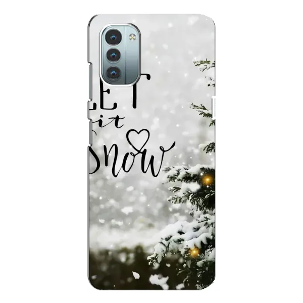 Чохол з принтом «Let it snow» для Nokia G21