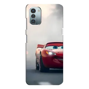 Силиконовый чехол Маквин для Nokia G21 (Скоростной Маквин)