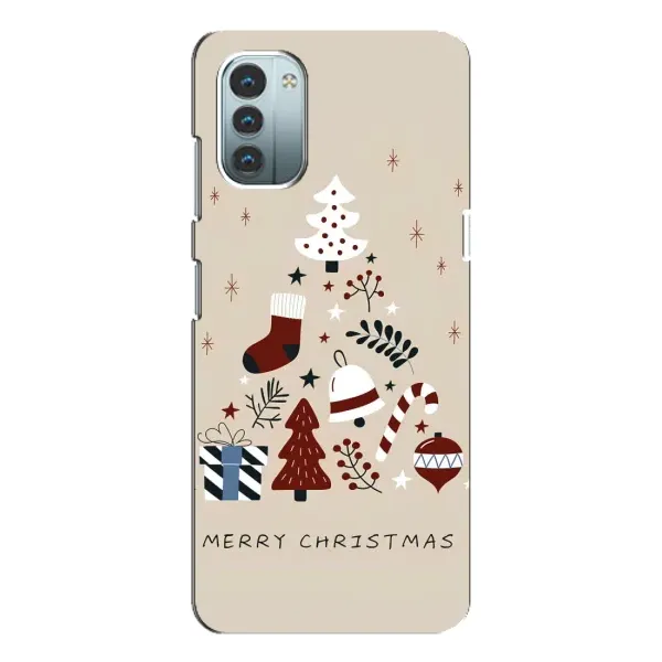 Чехол с принтом «Merry Christmas» для Nokia G21