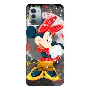 Чехол Disney Mouse Nokia G21 (PREMIUMPrint) (Minni с бантиком)