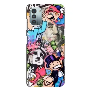 Чехлы с крутыми принтами для Nokia G21 - (PREMIUMPrint) (Monopoly man)