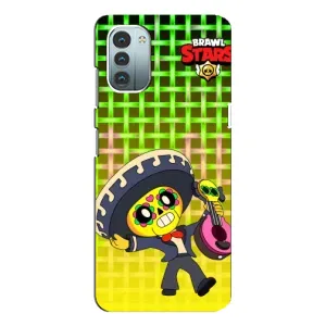 Чехлы Brawl Stars для Nokia G21 (AlphaPrint) (Поко в самбреро)