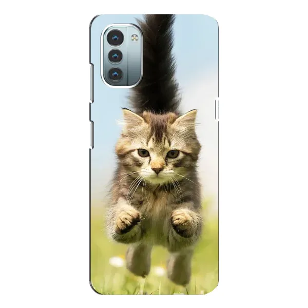 Чохол з принтом «Прижок кота» для Nokia G21 Чохол з принтом «Прижок кота» для Nokia G21