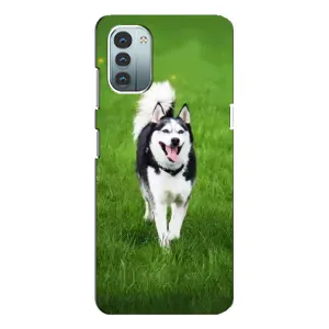 Чохол з Хаскі Nokia G21 - (AlphaPrint) (Радісний Хаскі)