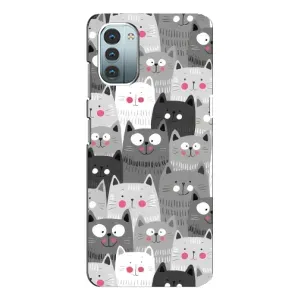 Чохли з Котиками для Nokia G21 (VPrint) (Мальовані котики)