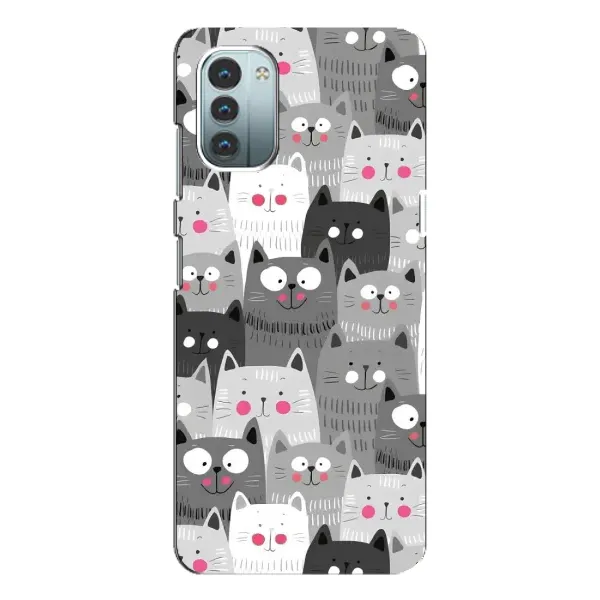 Чохол з принтом «Мальовані котики» для Nokia G21 Чохол з принтом «Мальовані котики» для Nokia G21