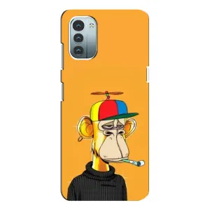 Чехлы с Обезьянами NFT для Nokia G21 (AlphaPrint) (Скучающая Обезьяна NFT)