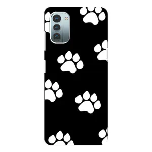 Чохли з собаками для Nokia G21 (VPrint) (Сліди собаки)
