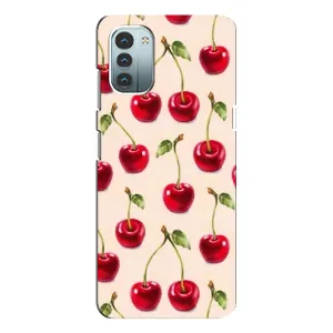 Чехлы с Фруктами для Nokia G21 (VPrint) (Вишня)