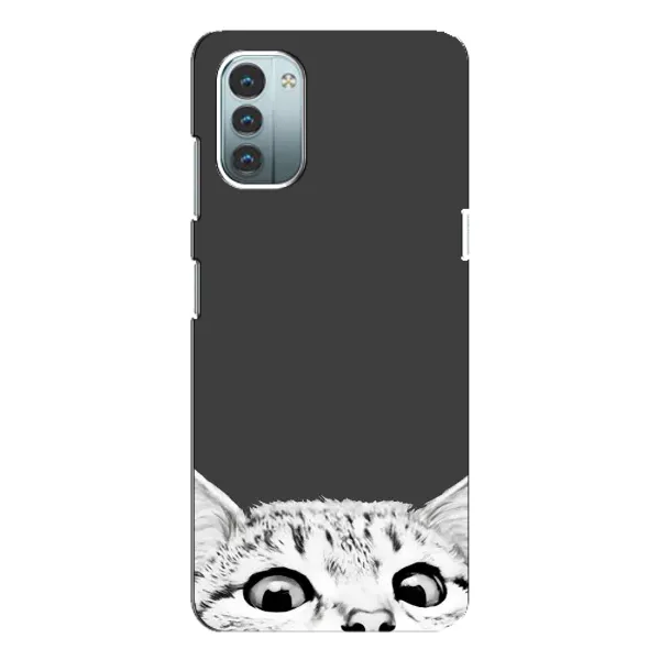 Чохол з принтом «Виглядає котик» для Nokia G21