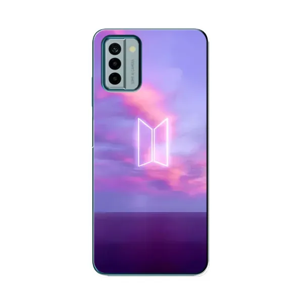 Чохол з принтом «BTS логотип» для Nokia G22 Чохол з принтом «BTS логотип» для Nokia G22