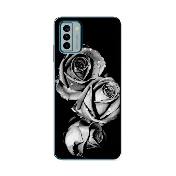 Чохол з принтом «Чорна троянда» для Nokia G22