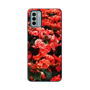Чохли з квітами для Nokia G22 (VPrint) (Квіти червоні)