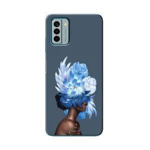 Чехлы (ART) Цветы на Nokia G22 (VPrint) (Квіти на голові)