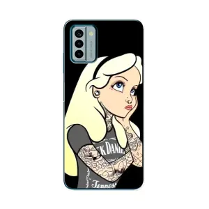Чохол з друком для Nokia G22 - (Мода) (AlphaPrint) (Дівчина в тату)