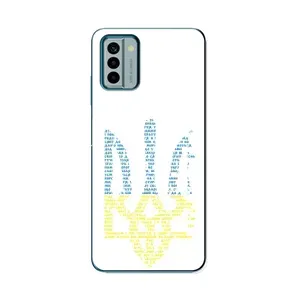 Чохли для Nokia G22 Укр. Символіка (AlphaPrint) (Герб з букв)