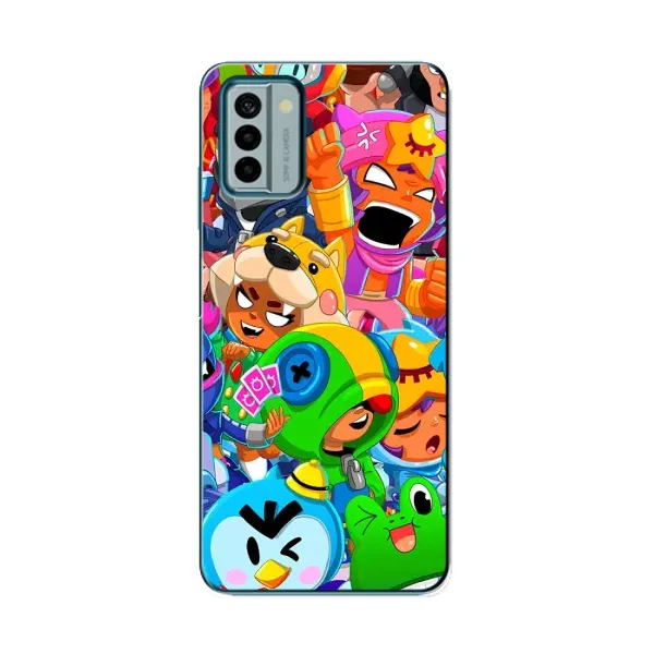Чехол с принтом «Герои Бравл Старс» для Nokia G22