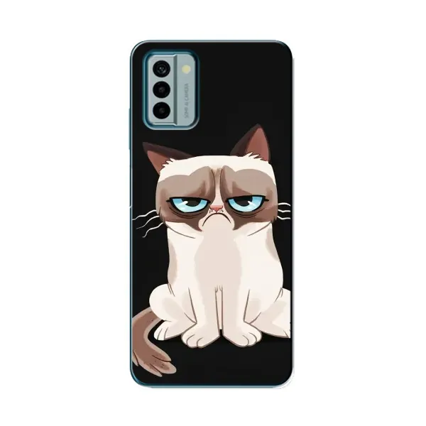 Чехол с принтом «Грустный кот» для Nokia G22