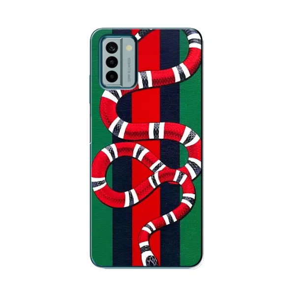 Чохол з принтом «Gucci змія» для Nokia G22 Чохол з принтом «Gucci змія» для Nokia G22