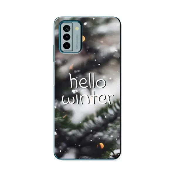 Чехол с принтом «Hello winter» для Nokia G22