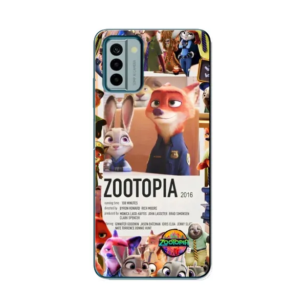 Чохол з принтом «Постер Зоотрополіс» для Nokia G22 Чохол з принтом «Постер Зоотрополіс» для Nokia G22