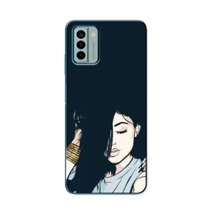 Чохол з друком для Nokia G22 - (Мода) (AlphaPrint) (Гарна дівчина)