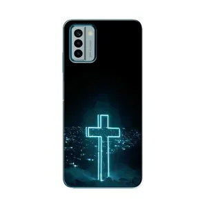 Християнські Чохли для Nokia G22 (AlphaPrint) (Хрест і місто)