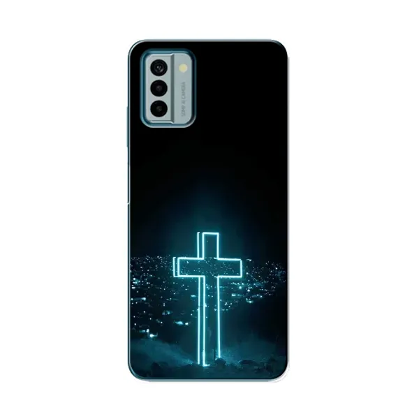 Чохол з принтом «Хрест і місто» для Nokia G22