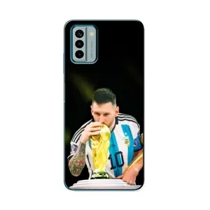 Чехлы для Nokia G22 (Leo чемпион) (AlphaPrint) (Кубок Месси)