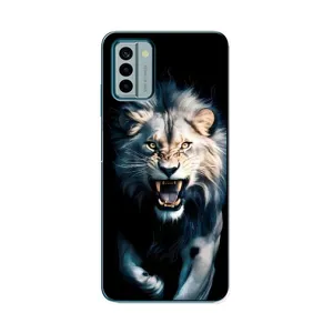Чохол з картинкою 'Хижаки' для Nokia G22 (Лев у темряві)