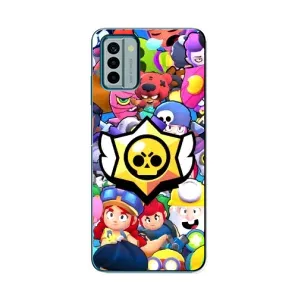 Чехол для Nokia G22 Бравл Старс (VPrint) (Лого Brawl Stars)