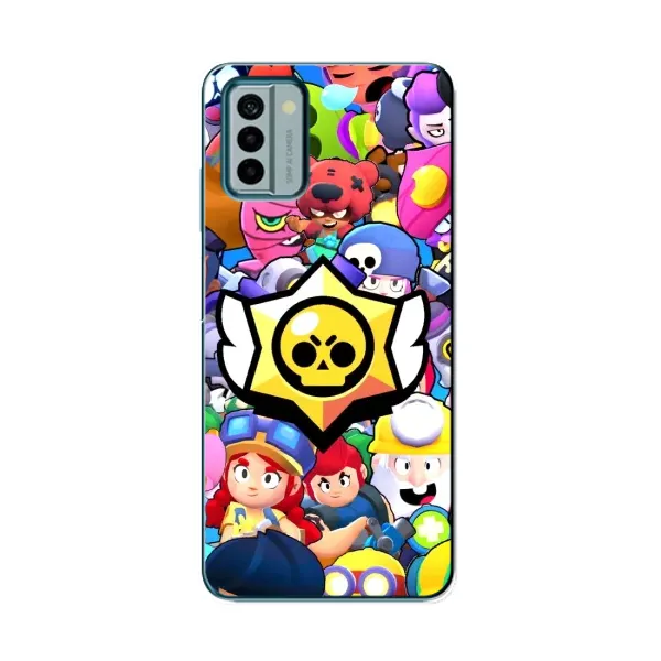 Чохол з принтом «Лого Brawl Stars» для Nokia G22