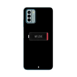Чехлы для любимой на Нокіа G22 (VPrint) (Love battery)