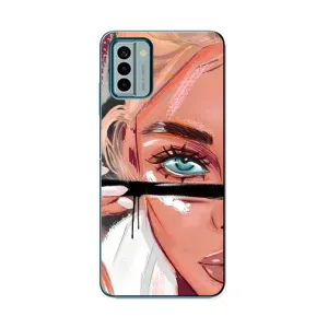 Чохол з друком для Nokia G22 - (Мода) (AlphaPrint) (Макіяж)