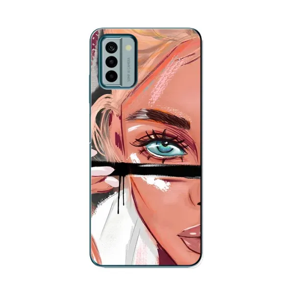 Чохол з принтом «Макіяж» для Nokia G22