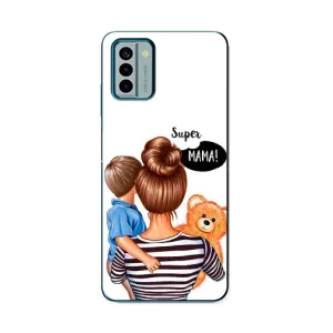 Чохол з друком для Nokia G22 - (Мама з дитинкою) (AlphaPrint) (Мама з синочком)