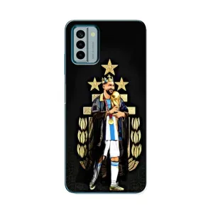 Чехлы для Nokia G22 (Leo чемпион) (AlphaPrint) (Месси Король)