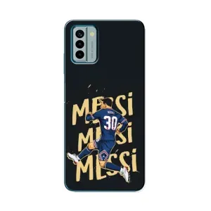 Чехлы для Nokia G22 (Leo чемпион) (AlphaPrint) (Messi ПСЖ)