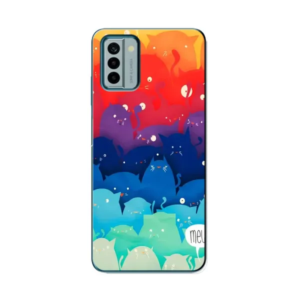 Чехол с принтом «Mew» для Nokia G22