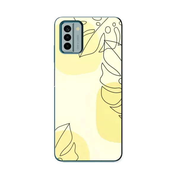 Чохол з принтом «Жовта монстера арт» для Nokia G22