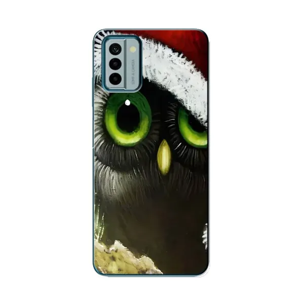 Чохол з принтом «Новорічна Сова» для Nokia G22 Чохол з принтом «Новорічна Сова» для Nokia G22